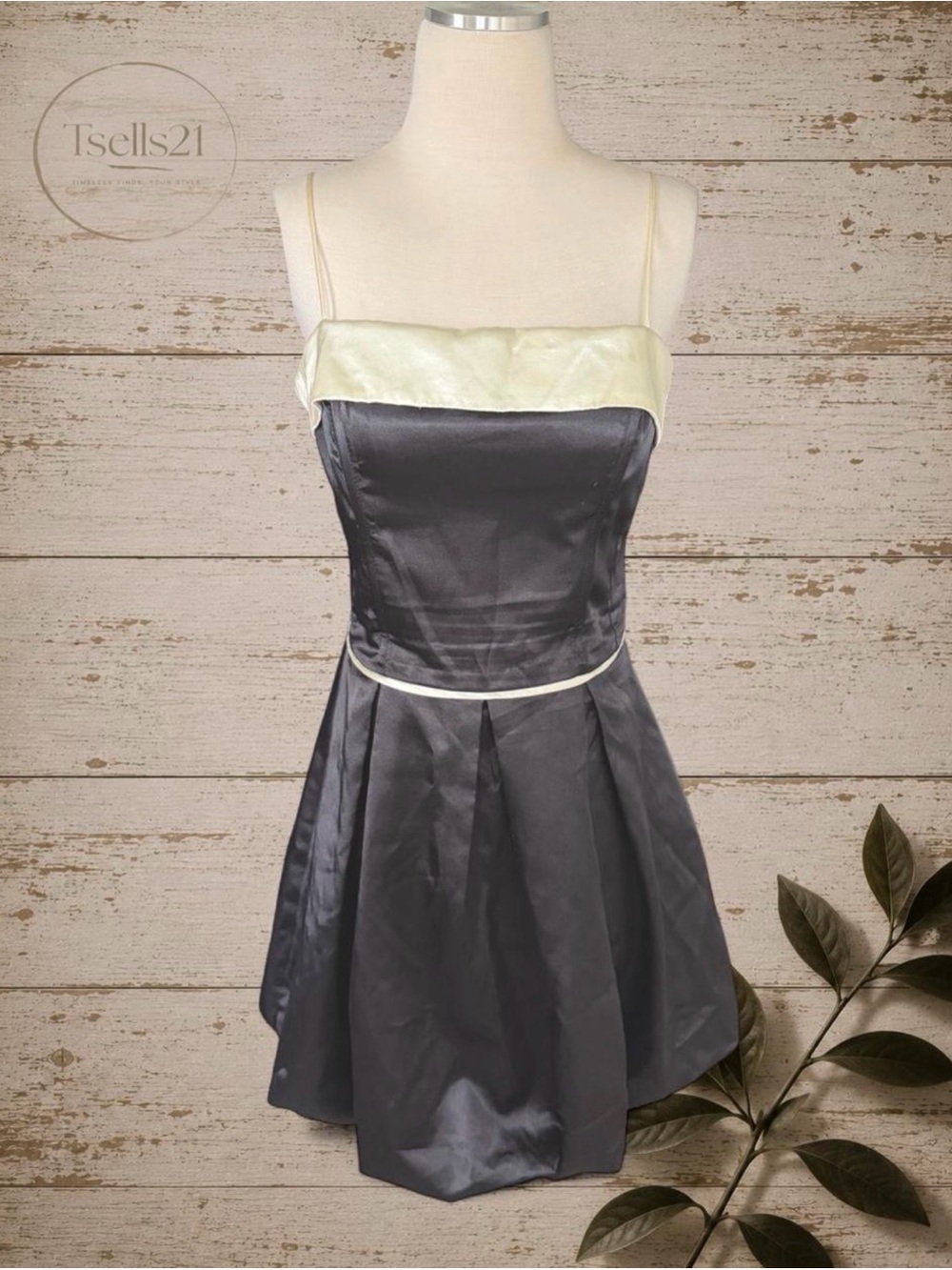 Speechless Vintage Y2K Satin Colorblock Party Dress - Size 9